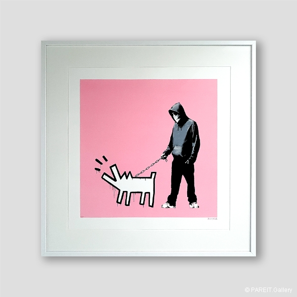 BANKSY - Choose Your Weapon (Bright Pink)