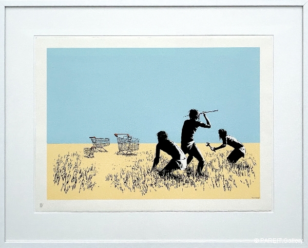 BANKSY - Trolley Hunters (signed)