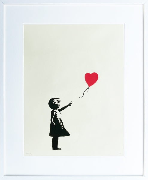 BANKSY - Girl with Balloon - Signed