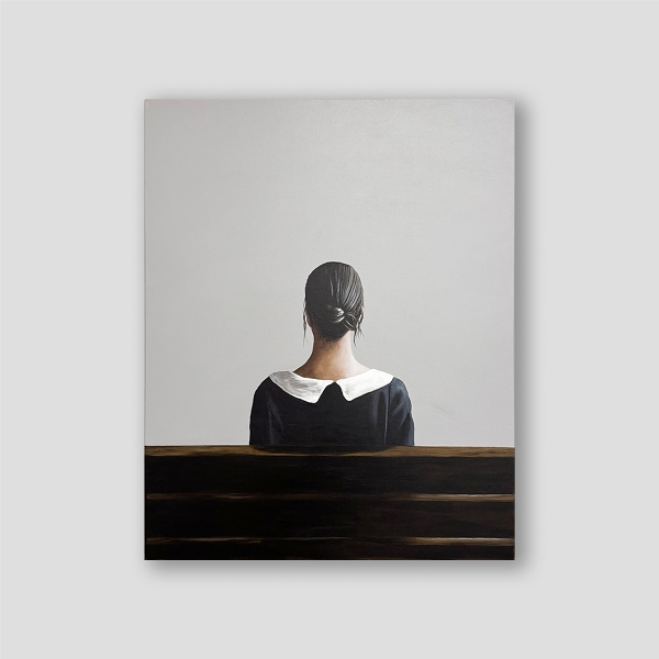 DEGLIN Bart - Woman sitting on bench