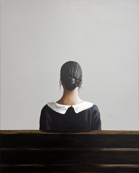 DEGLIN Bart - Woman sitting on bench