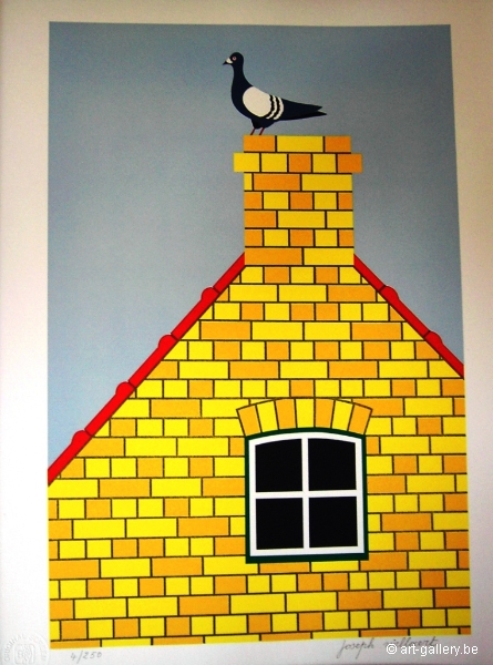 WILLAERT Joseph - Duif op het dak