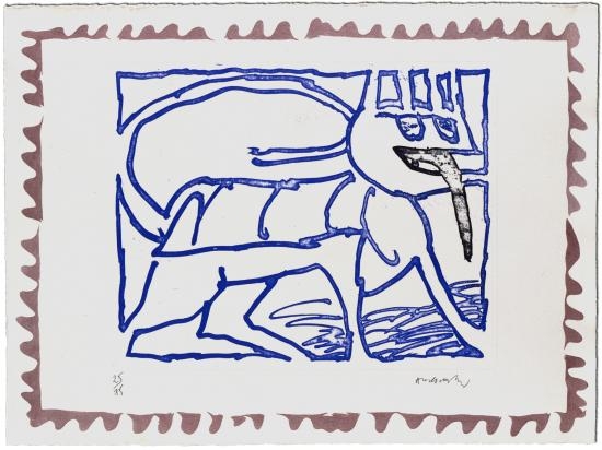 ALECHINSKY Pierre - Le Chien roi