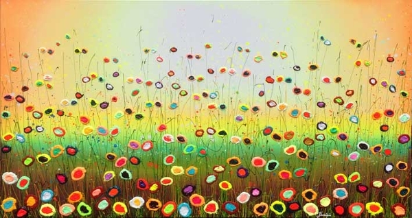 MURAVYEVA Yulia - Flowers with the green stripe