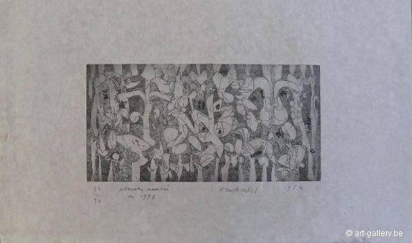 ALECHINSKY Pierre - Planche sauv�e