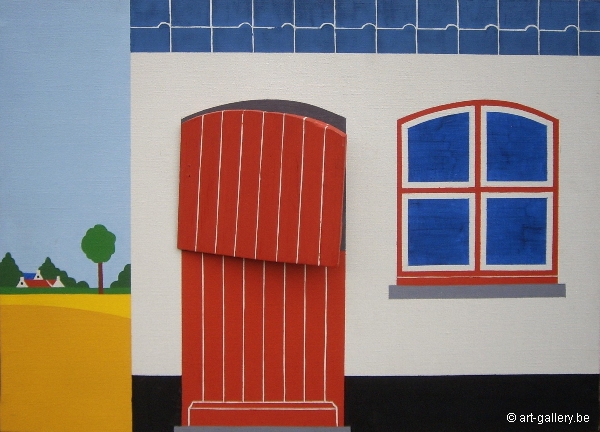 WILLAERT Joseph - Koestal met opendeurtje