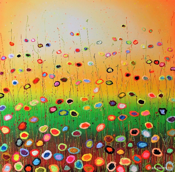 MURAVYEVA Yulia - Flowers with the green stripe