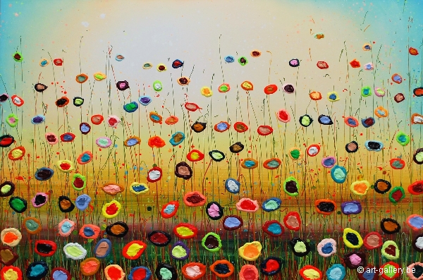 MURAVYEVA Yulia - Medium flowerfield blue
