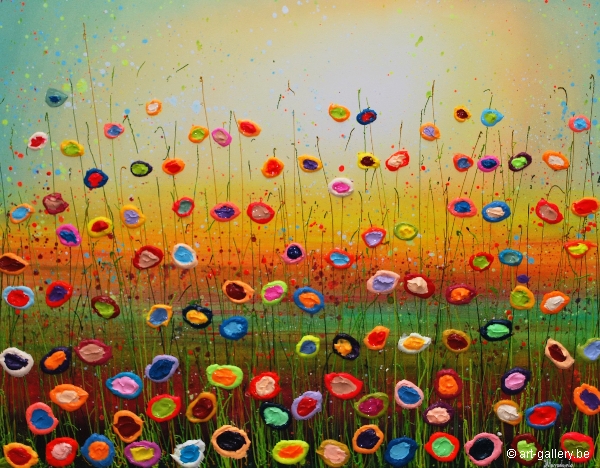 MURAVYEVA Yulia - Tiny flowerfield blue