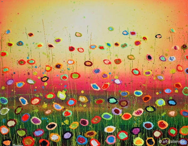 MURAVYEVA Yulia - Tiny flowerfield orange