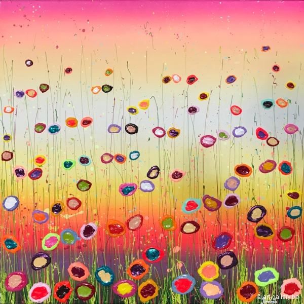MURAVYEVA Yulia - The Pink Flowerfield