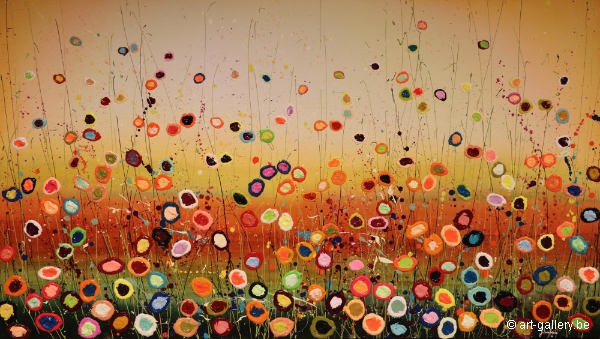 MURAVYEVA Yulia - Flowers with orange stripe