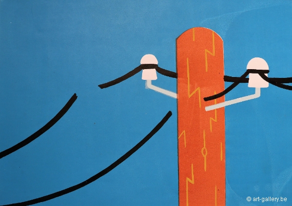 AELBRECHT Sidney - Electricity pole