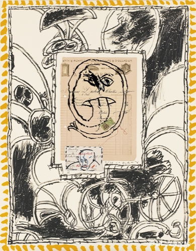 ALECHINSKY Pierre - Papiers trait�s 2