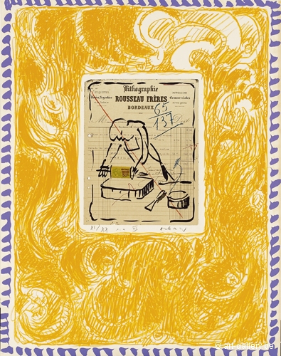 ALECHINSKY Pierre - Papiers trait�s 6