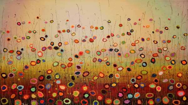 MURAVYEVA Yulia - Sunset over flowers