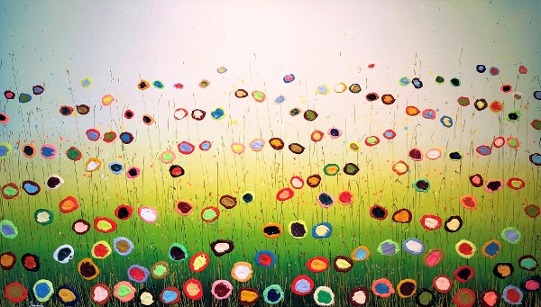 MURAVYEVA Yulia - Green field of flowers