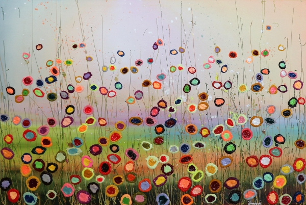 MURAVYEVA Yulia - Warm sky with flowers