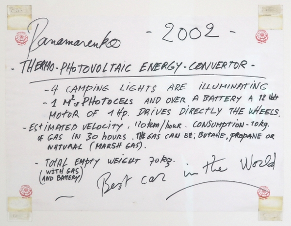 Panamarenko - Best car in the world