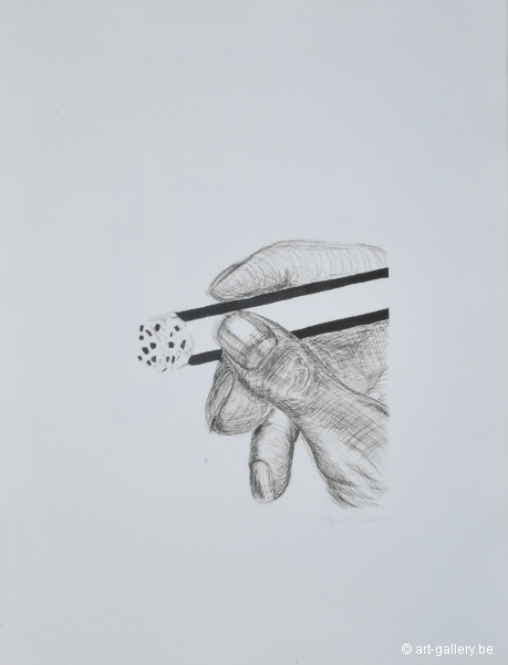 RAVEEL Roger - Hand en sigaret
