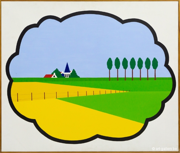 WILLAERT Joseph - Landschap in wolk