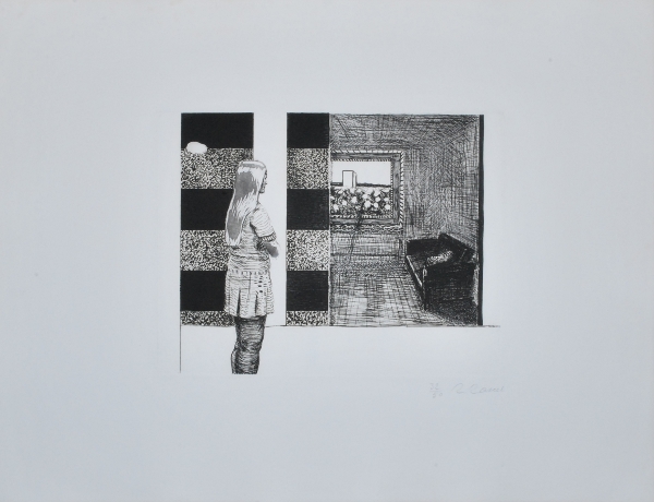 RAVEEL Roger - Bedje in het atelier