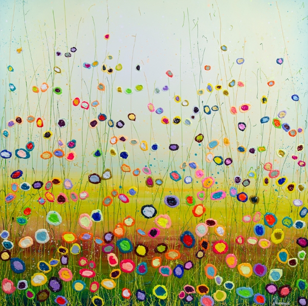 MURAVYEVA Yulia - Flowers with a blue sky medium