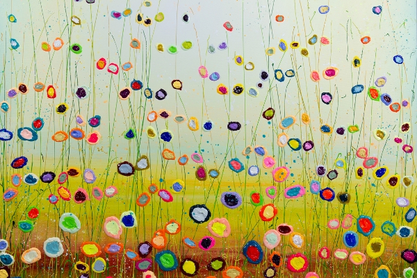 MURAVYEVA Yulia - Flowers with a blue sky medium