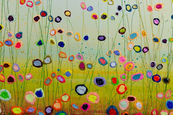 MURAVYEVA Yulia - Flowers with a blue sky medium