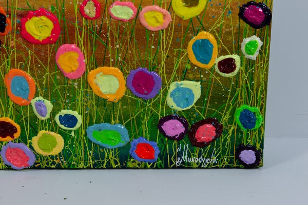 MURAVYEVA Yulia - Flowers with a blue sky medium