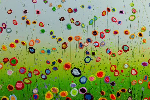 MURAVYEVA Yulia - Greenfield with flowers