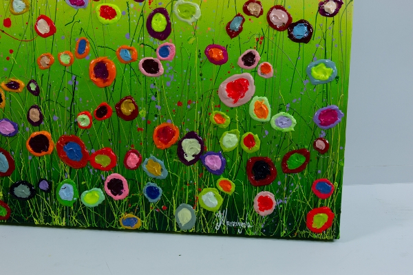 MURAVYEVA Yulia - Greenfield with flowers