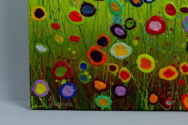 MURAVYEVA Yulia - Large flowerfield with blue sky
