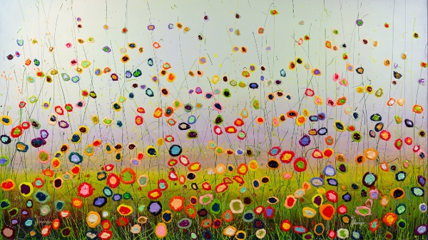MURAVYEVA Yulia - Sunset over flowerfield