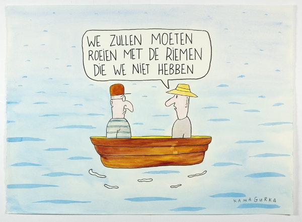 KAMAGURKA - Roeien met de riemen die we hebben