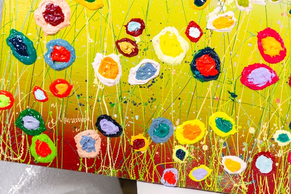 MURAVYEVA Yulia - Sultry sunset over flowerfield